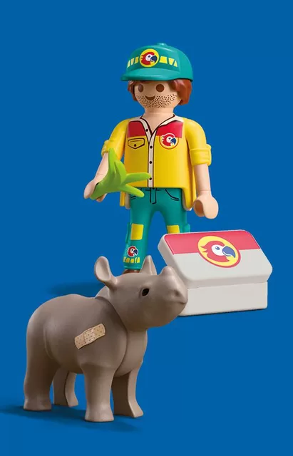PLAYMOBIL DuoPack Ranger with Rhino 72025 &ndash; nuotrauka 4