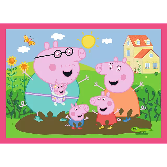 TREFL PEPPA PIG 4 dėlionių rinkinys &bdquo;Kiaulytė Pepa&ldquo; &ndash; nuotrauka 2