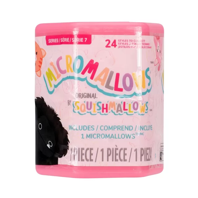 SQUISHMALLOWS Paslaptingas pliu&scaron;inis gyvūnėlis &bdquo;Micromallows&ldquo;, 6 cm &ndash; nuotrauka 3
