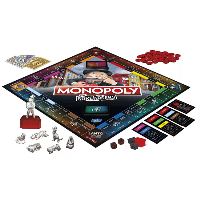 MONOPOLY HASBRO For Sore Losers - FIN only &ndash; nuotrauka 3