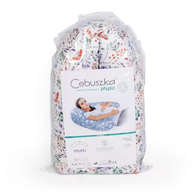 Cebababy CebaBaby maitinimo pagalvė PHYSIO multi, &scaron;ermuk&scaron;nis, velvet, W-741-200-639 &ndash; nuotrauka 5