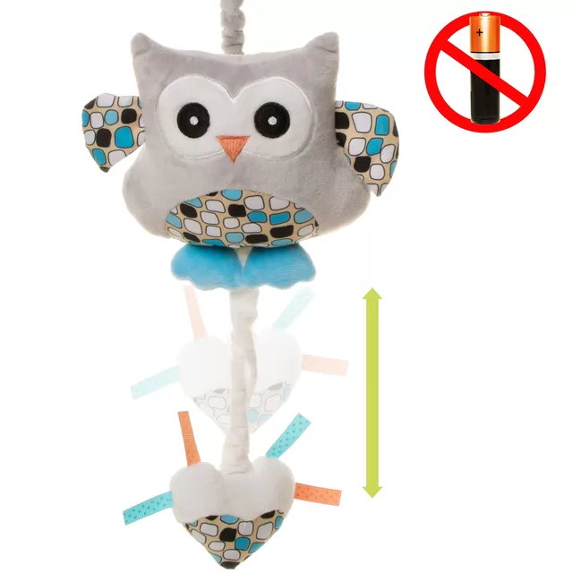 4Baby muzikinis žaislas vežimėliui, pelėdžiukas, OB01 &ndash; nuotrauka 2