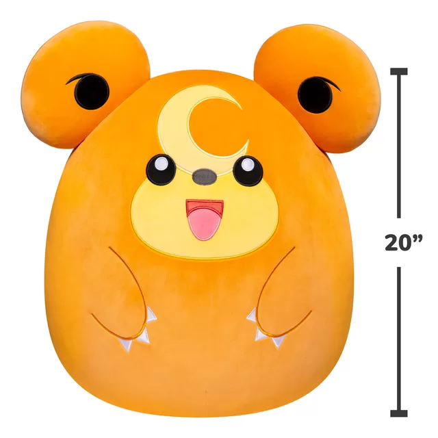 SQUISHMALLOWS POKEMON Pliu&scaron;inis žaislas Teddiursa, 50 cm &ndash; nuotrauka 7