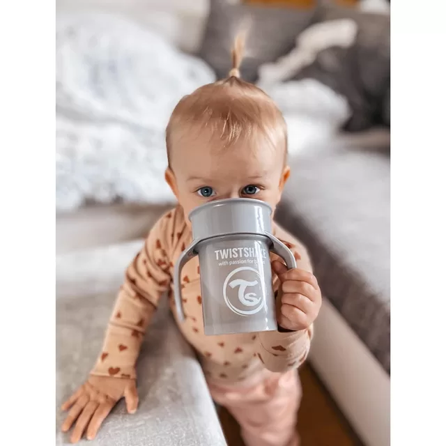 Twistshake gertuvė nuo 6mėn. 360&deg;, pilkas 78930 &ndash; nuotrauka 5