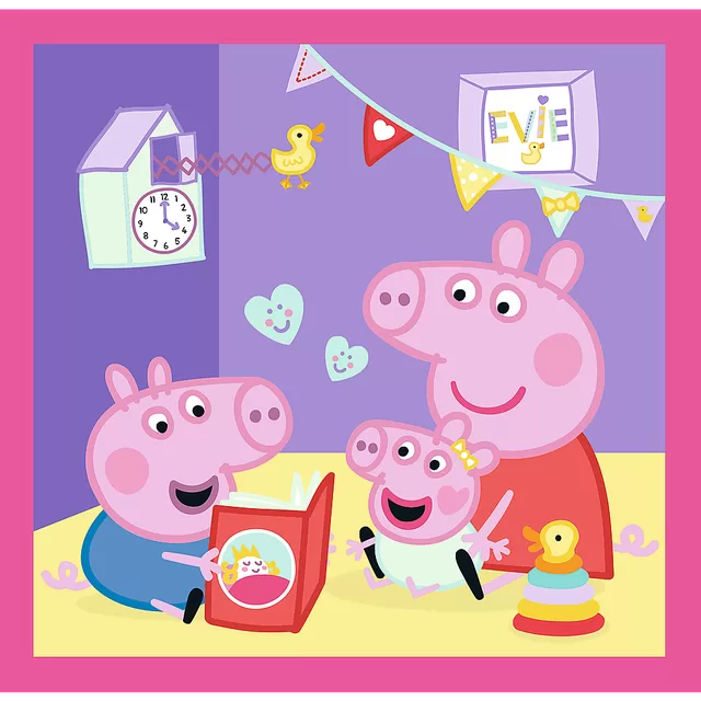 TREFL PEPPA PIG 3 dėlionių rinkinys &bdquo;Kiaulytė Pepa&ldquo; &ndash; nuotrauka 3