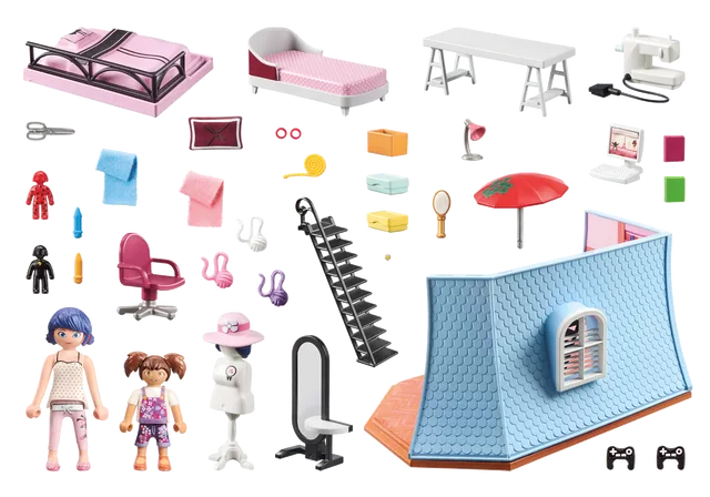 PLAYMOBIL MIRACULOUS Marinetės loftas 71334 &ndash; nuotrauka 8