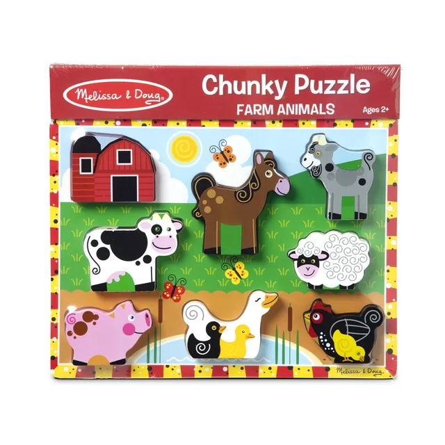 MELISSA & DOUG Dėlionė &bdquo;Ūkis&ldquo; &ndash; nuotrauka 3