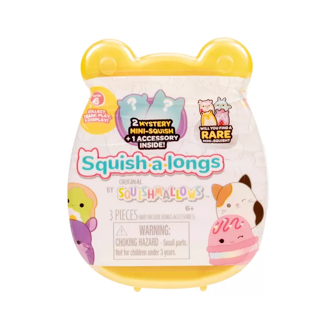 SQUISHMALLOWS SQUISH-A-LONGS Herojai-siurprizai, 2 vnt., 2,5 cm &ndash; nuotrauka 2