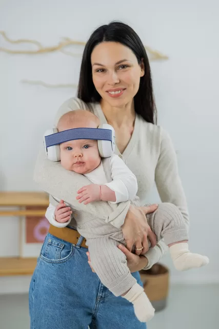 Haspro apsauginės ausinės kūdikiams mėlynos BE05B &ndash; nuotrauka 8