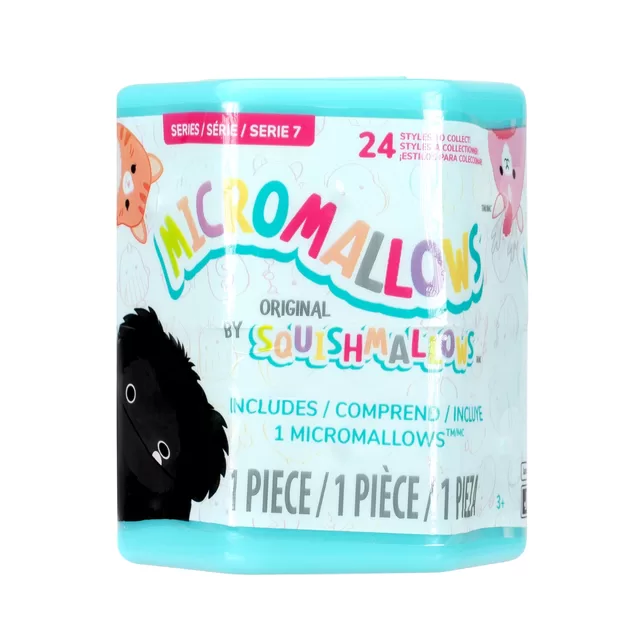 SQUISHMALLOWS Paslaptingas pliu&scaron;inis gyvūnėlis &bdquo;Micromallows&ldquo;, 6 cm &ndash; nuotrauka 5