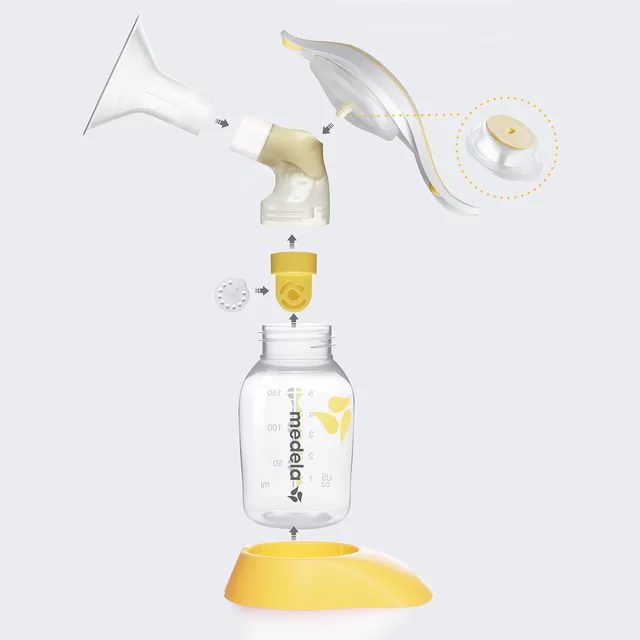 Medela rankinis pientraukis su stimuliacija Harmony + PRIEDAI &ndash; nuotrauka 5