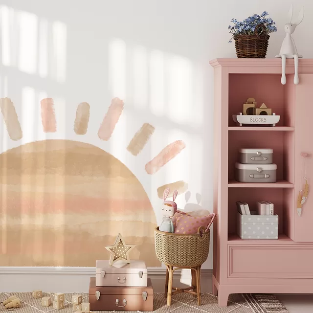 Pastelowe Love lipdukai sienoms rožiniai saulė &ndash; nuotrauka 6