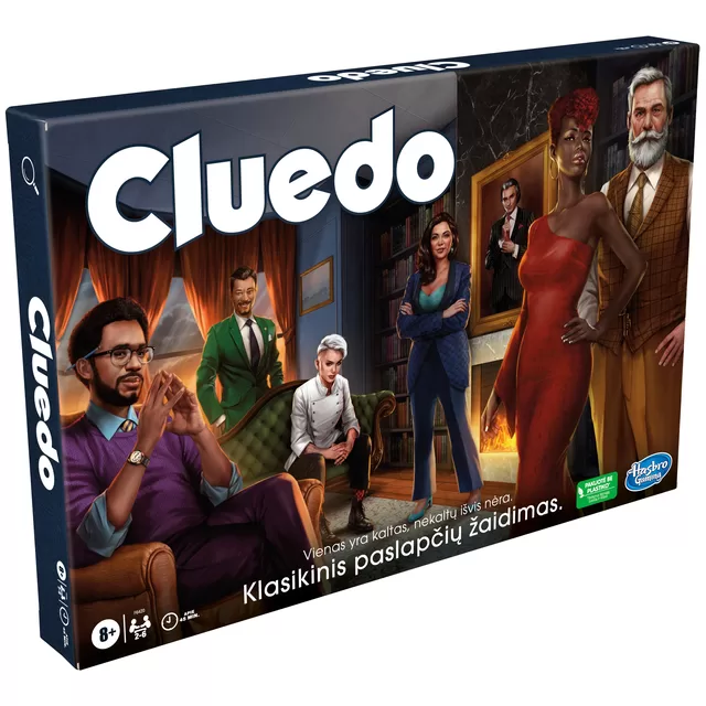 HASBRO GAMING CLUEDO Klasikinis paslačių žaidimas, lietuvių k. &ndash; nuotrauka 2