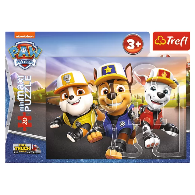 PAW PATROL TREFL Mini Maxi dėlionė &bdquo;&Scaron;uniukai-patruliai" 20 det. &ndash; nuotrauka 10