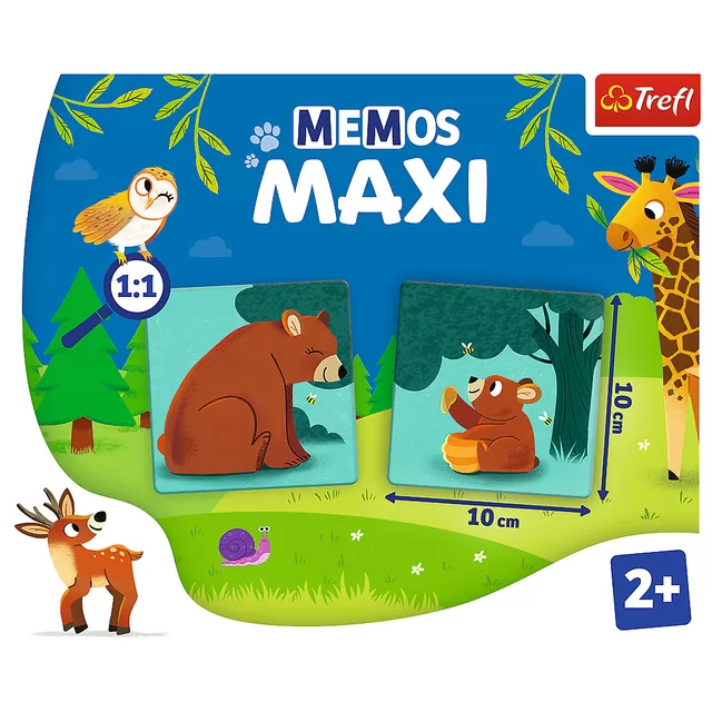 TREFL GAMES TREFL Atmintį lavinantis žaidimas &bdquo;Gyvūnai&ldquo; &ndash; nuotrauka 2