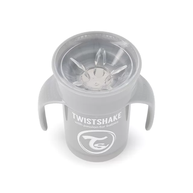 Twistshake gertuvė nuo 6mėn. 360&deg;, pilkas 78930 &ndash; nuotrauka 2