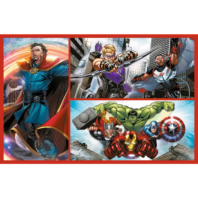 TREFL AVENGERS Dėlionių rinkinys, 2 x 70 det. &ndash; nuotrauka 2