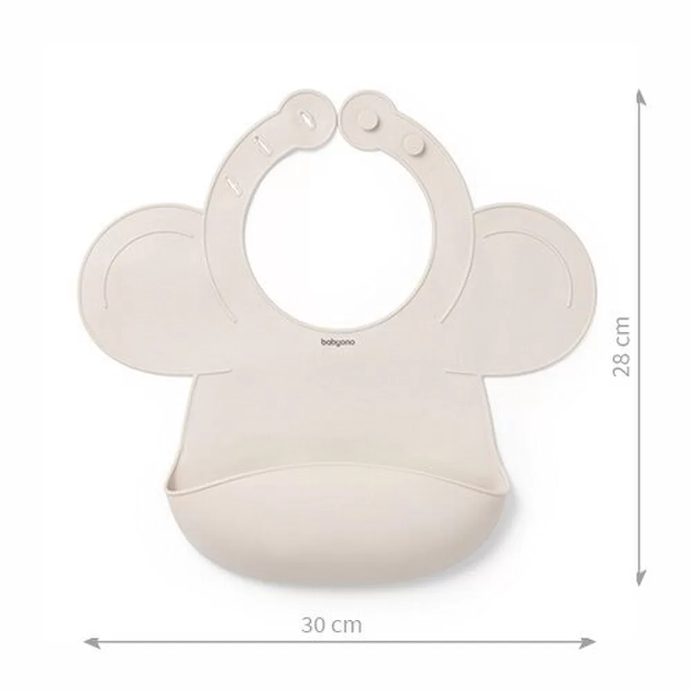 BabyOno seilinukas silikoninis užsegamas kreminis 1639/04 &ndash; nuotrauka 3