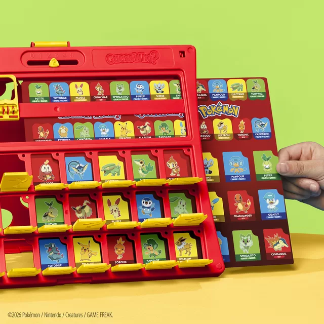 HASBRO GAMING GUESS WHO POKEMON Stalo žaidimas, anglų k. &ndash; nuotrauka 7