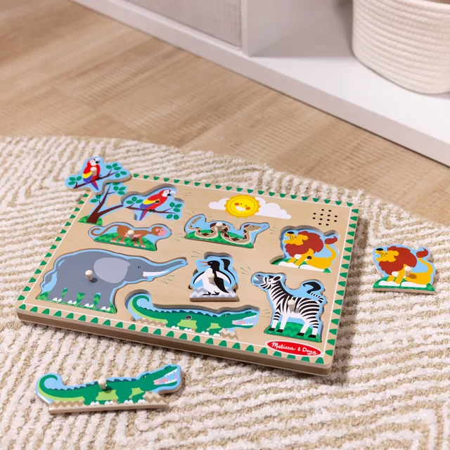 MELISSA & DOUG playset Zoo Animal Sound Puzzle &ndash; nuotrauka 4
