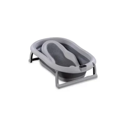 Sulankstoma vonia Bath & Care su termometru ir gultuku, Dark grey &ndash; nuotrauka 2