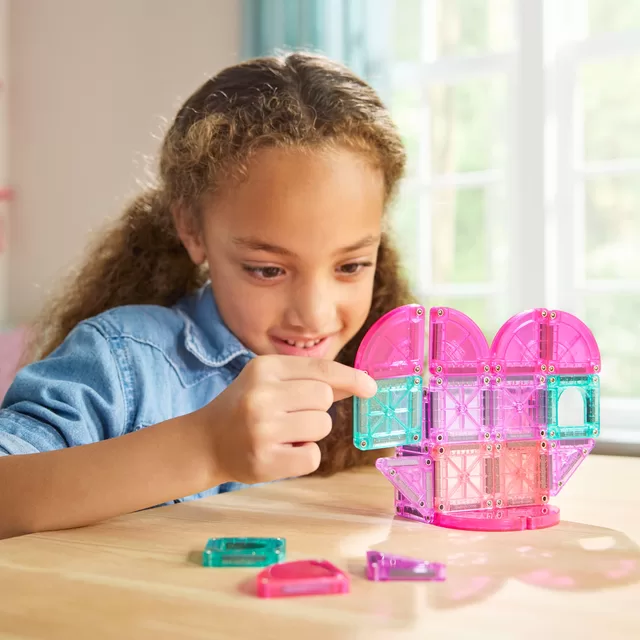 MAGNA-TILES MICROMAGS Kelioninis konstruktorius &bdquo;Heart to Heart&ldquo;, 26 det. &ndash; nuotrauka 3