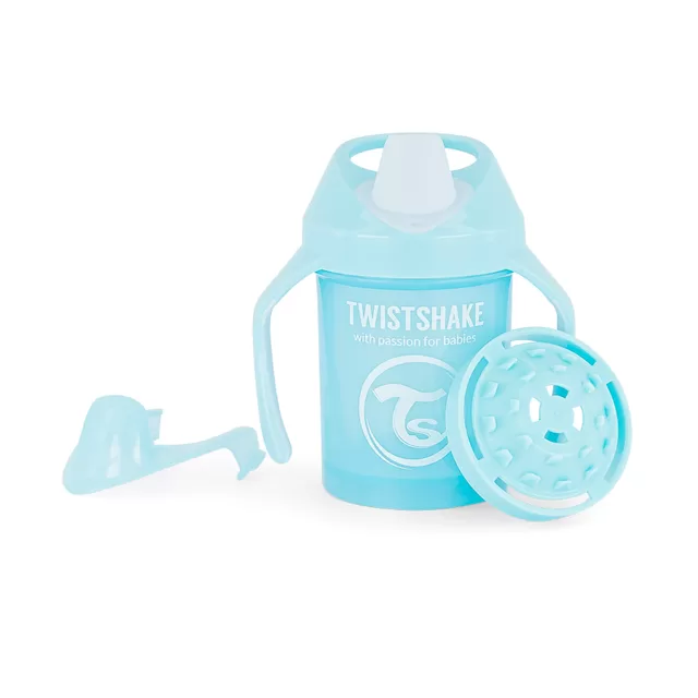 Twistshake nei&scaron;siliejati gertuvė - puodelis nuo 4mėn,. 230 ml, mėlynas 78268 &ndash; nuotrauka 2