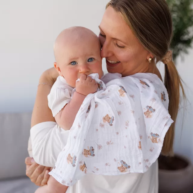 BabyOno vystyklai medvilniniai 3 vnt kreminiai 348/15 348/15 &ndash; nuotrauka 6