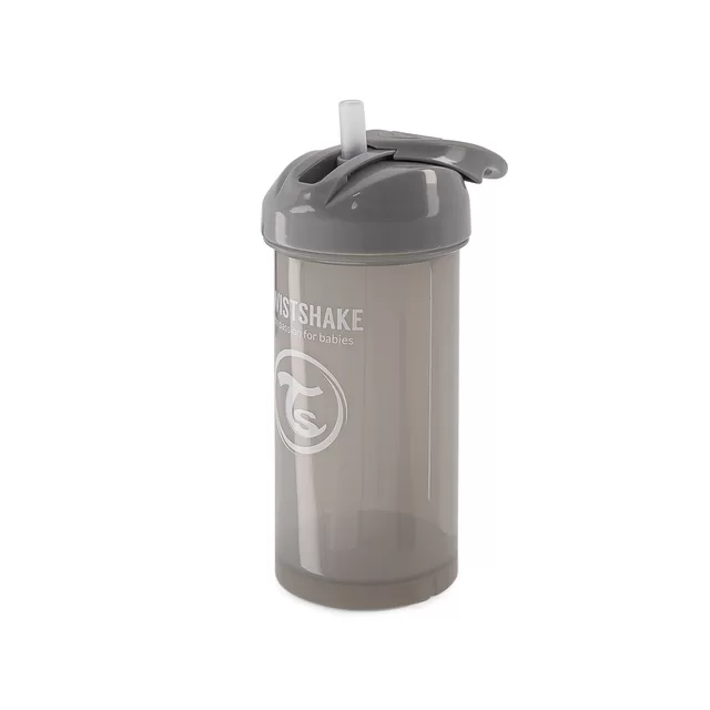 Twistshake gertuvė su &scaron;iaudeliu nuo 6mėn., 360 ml, pilka 78680 &ndash; nuotrauka 3