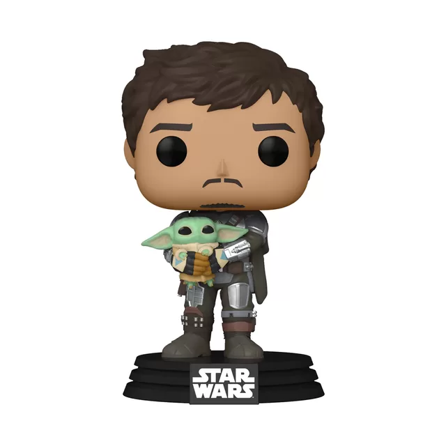 FUNKO POP! Vinilinė figūrėlė Star Wars: Mandalorian Holding Child, 12 cm &ndash; nuotrauka 2