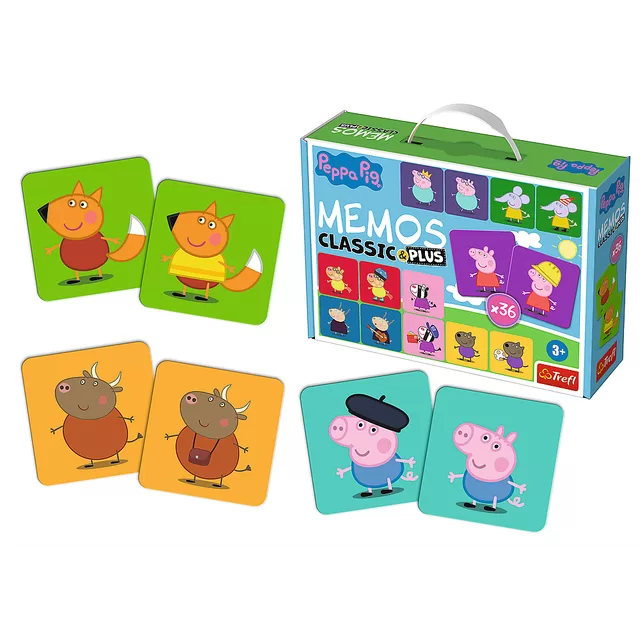 Peppa Pig TREFL Atmintį lavinantis žaidimas &bdquo;Kiaulytė Pepa&ldquo; &ndash; nuotrauka 4