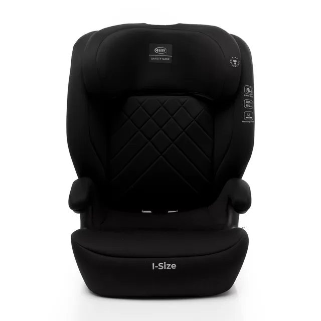 4Baby autokėdutė NERO 100-150CM juoda I-SIZE &ndash; nuotrauka 6