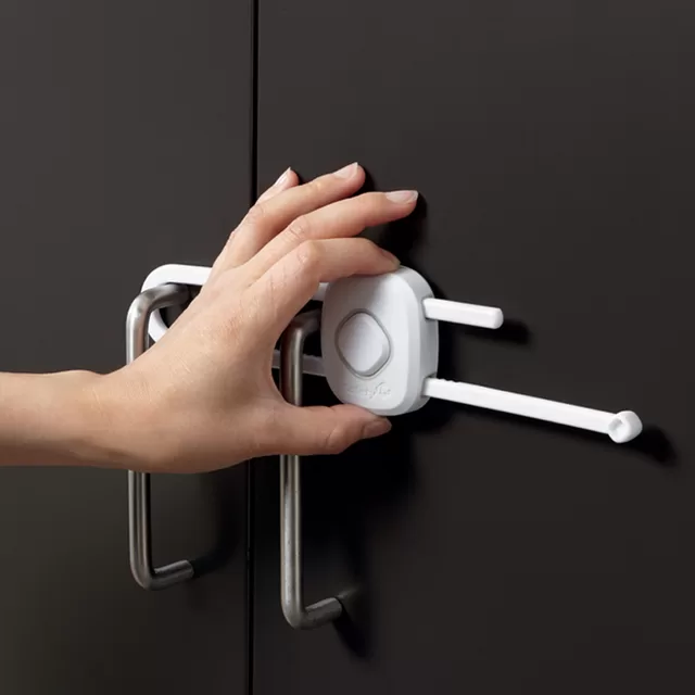 Safety 1st apsauga spintelės durims su slaptu mygtuku "Slide Lock" &ndash; nuotrauka 4