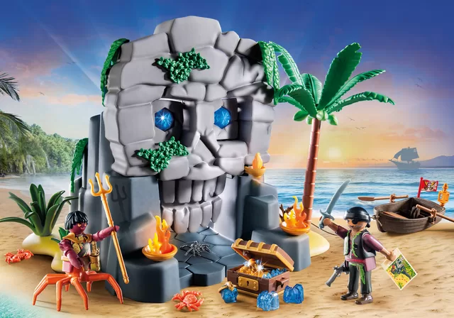 PLAYMOBIL PIRATES Rinkinys &bdquo;Kaukolės sala&ldquo;, 71531 &ndash; nuotrauka 4