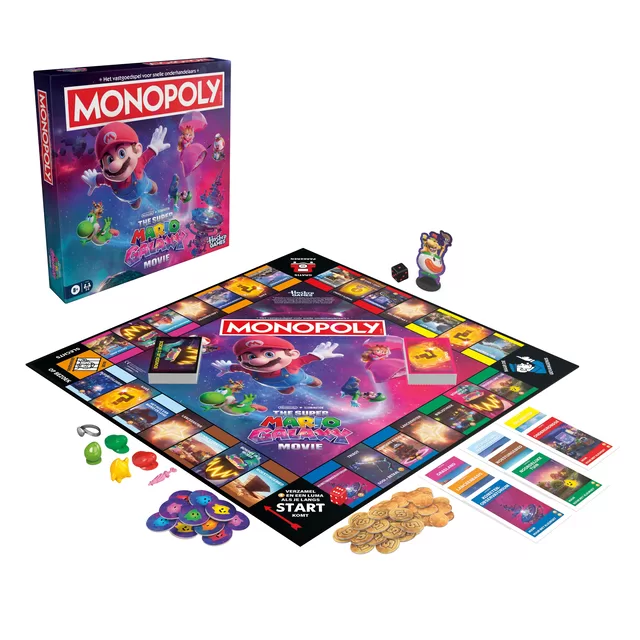 MONOPOLY Stalo žaidimas &bdquo;: Super Mario&ldquo;, anglų k. &ndash; nuotrauka 4