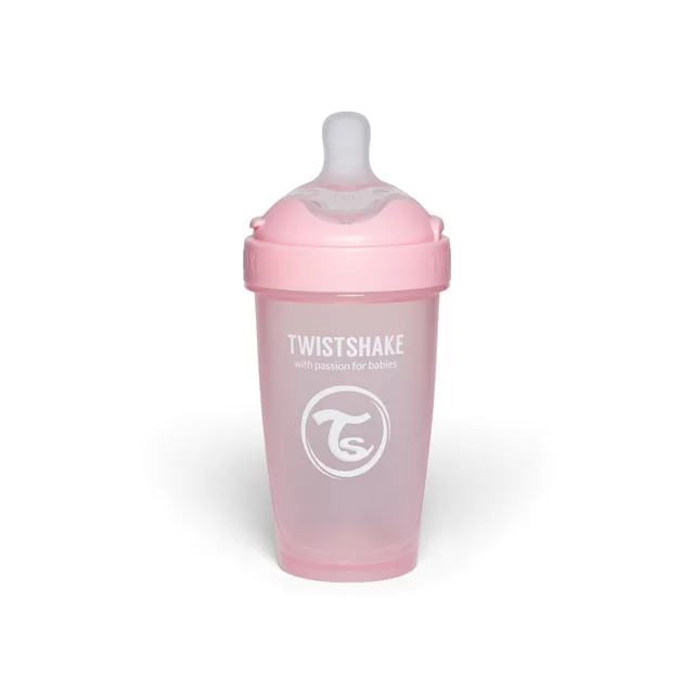 Twistshake buteliukas antikolikinis Pro Double 260ml rožinis 79024 &ndash; nuotrauka 2
