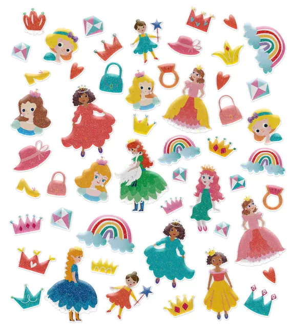 AVENIR lipdukų rinkinys &bdquo;Princesės&ldquo; &ndash; nuotrauka 4
