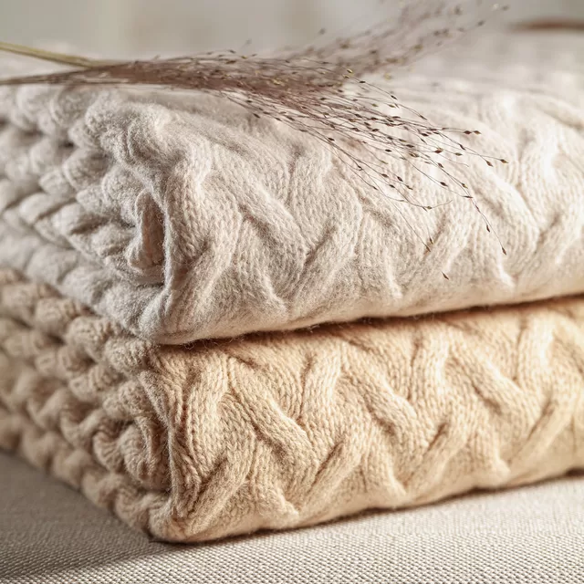 BabyOno pledas merino vilnos &scaron;viesiai kreminis 1648/01 &ndash; nuotrauka 2