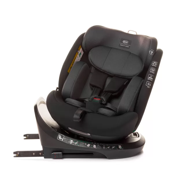 4Baby autokėdutė ROTO-FIX 40-150CM I-SIZE 0-36 kg pilka &ndash; nuotrauka 5