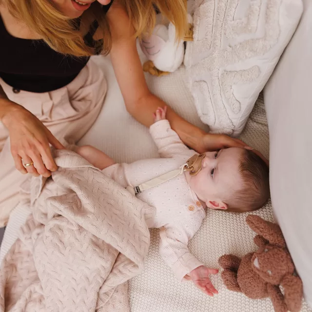 BabyOno pledas merino vilnos &scaron;viesiai kreminis 1648/01 &ndash; nuotrauka 6