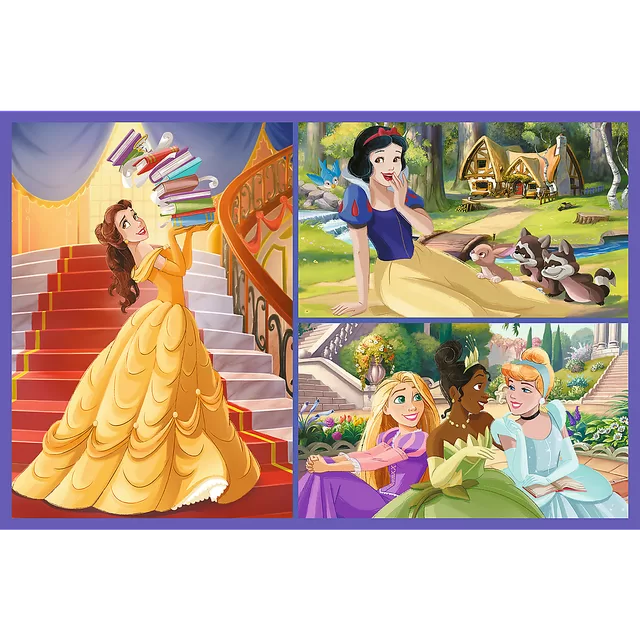TREFL DISNEY PRINCESS Dėlionių rinkinys Pasakų veikėjai, 2 x 70 det. &ndash; nuotrauka 3