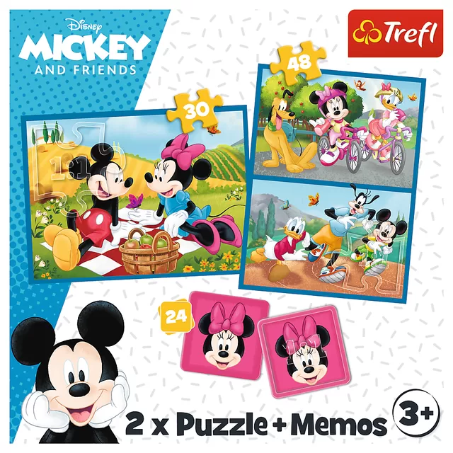 DISNEY TREFL &bdquo;Peliukas Mikis" 30+ 48+ 24 memo kortelės dėlionė-žaidimas &ndash; nuotrauka 2