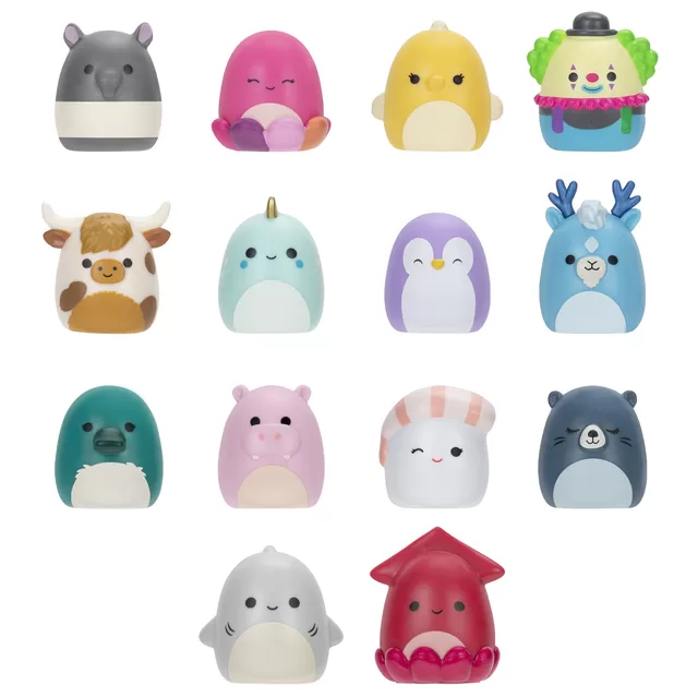 SQUISHMALLOWS SQUISH-A-LONGS Herojai, 14 vnt., 2,5 cm &ndash; nuotrauka 10