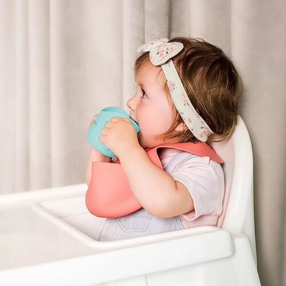 BabyOno ergonomi&scaron;kas mokomasis puodelis mėtinis 1463/06 &ndash; nuotrauka 4