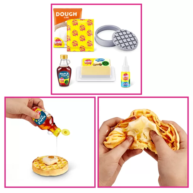 SLIME MART Kūrybinis gleivių rinkinys &bdquo;Waffles&ldquo; &ndash; nuotrauka 6