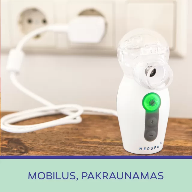Herupa belaidis inhaliatorius Smart Mesh &ndash; nuotrauka 6