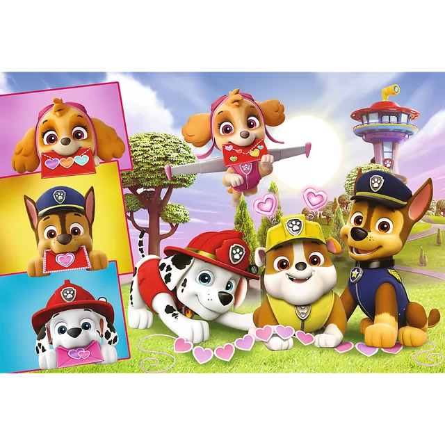TREFL PAW PATROL dėlionė &bdquo;&Scaron;uniukai-patruliai&ldquo;, 100 det. &ndash; nuotrauka 2
