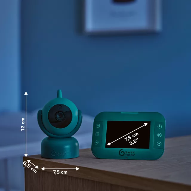 Babymoov mobili video auklė kūdikiui sukasi pasikreipia 3,2&rsquo;&rsquo; YOO Twist A014425 &ndash; nuotrauka 6