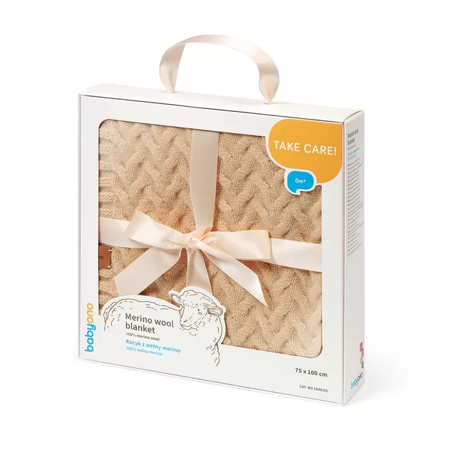 BabyOno pledas merino vilnos tamsiai kreminis 1648/02 &ndash; nuotrauka 11